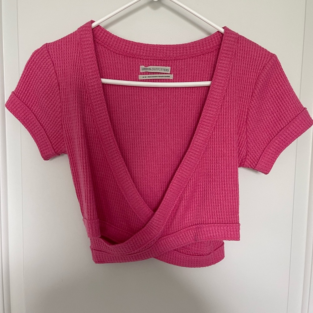 Urban Outfitters cropped waffle material top